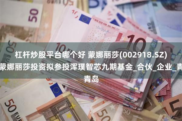 杠杆炒股平台哪个好 蒙娜丽莎(002918.SZ)：蒙娜丽莎投资拟参投浑璞智芯九期基金_合伙_企业_青岛
